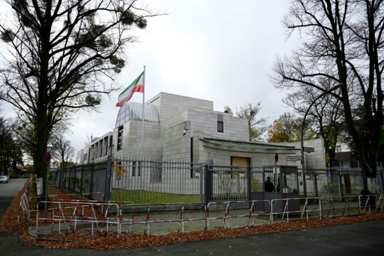 L'ambassade de l'Iran à Berlin, le 29 octobre 2024 ( AFP / John MACDOUGALL )