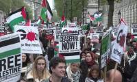 Marche dans le centre de Londres pour soutenir les Palestiniens