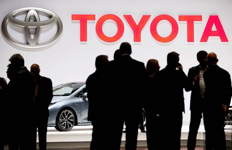 Photo d'illustration du logo de Toyota