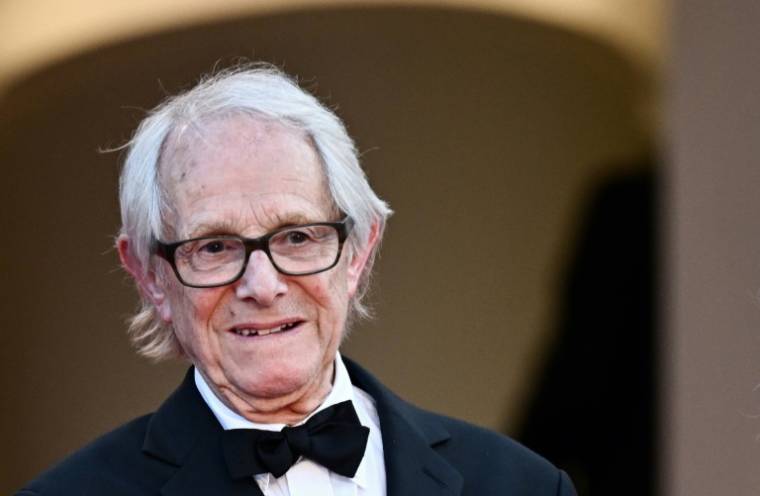 Le réalisateur britannique  Ken Loach à Cannes le 26 mai 2023 ( AFP / LOIC VENANCE )