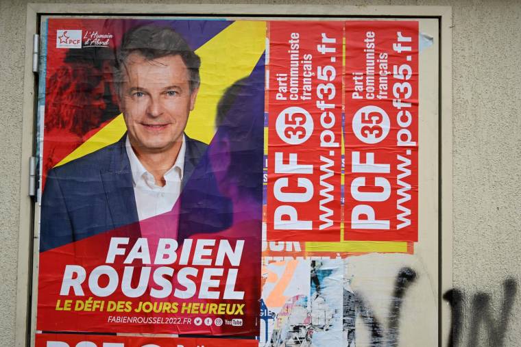 Fabien Roussel assume une ligne "populaire" qui a attiré l'attention des médias et de la droite ( AFP / Damien MEYER )