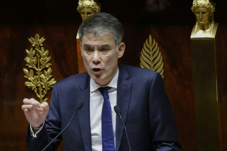 Le Premier secrétaire du PS Olivier Faure à l'Assemblée nationale, à Paris, le 6 février 2023 ( AFP / LUDOVIC MARIN )