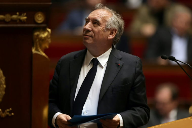 François Bayrou à l'Assemblée nationale, le 16 janvier 2025 ( AFP / Thibaud MORITZ )