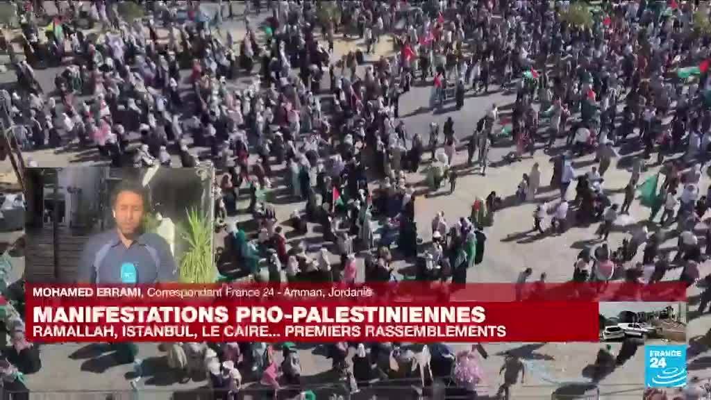 Jordanie : à Amman, nouvelle manifestation en soutien aux Palestiniens à Gaza