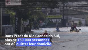 Le sud du Brésil dévasté par des inondations