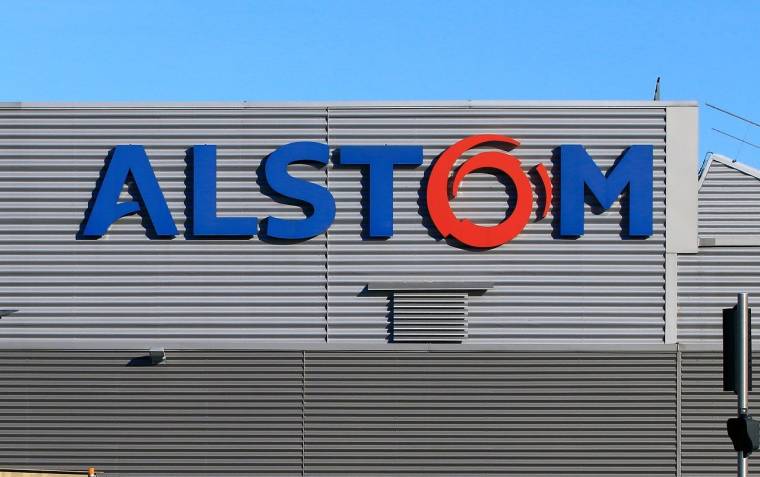 Le logo d'Alstom (crédit photo : Adobe Stock /  )