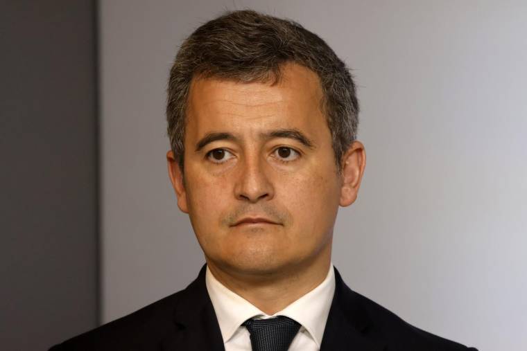 Gérald Darmanin, le 16 mars 2022, à Paris ( AFP / Ludovic MARIN )