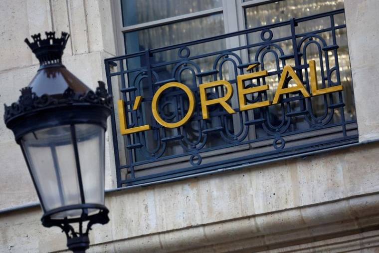 Le logo du groupe cosmétique français L'Oréal à Paris