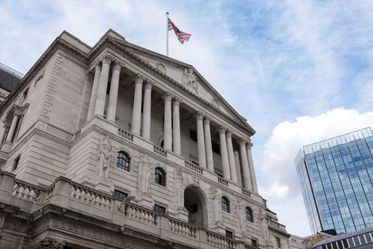 La Banque d'Angleterre, à Londres