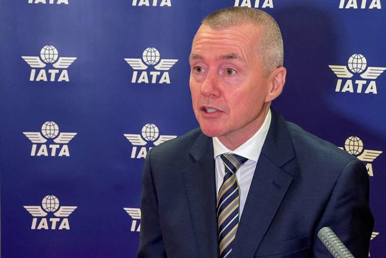 Le directeur général de l'Association internationale du transport aérien (IATA), Willie Walsh