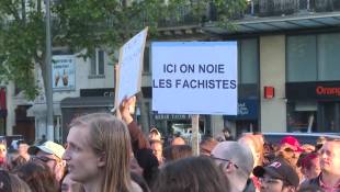 Manifestation à Paris contre l'extrême droite suite aux résultats des élections européennes