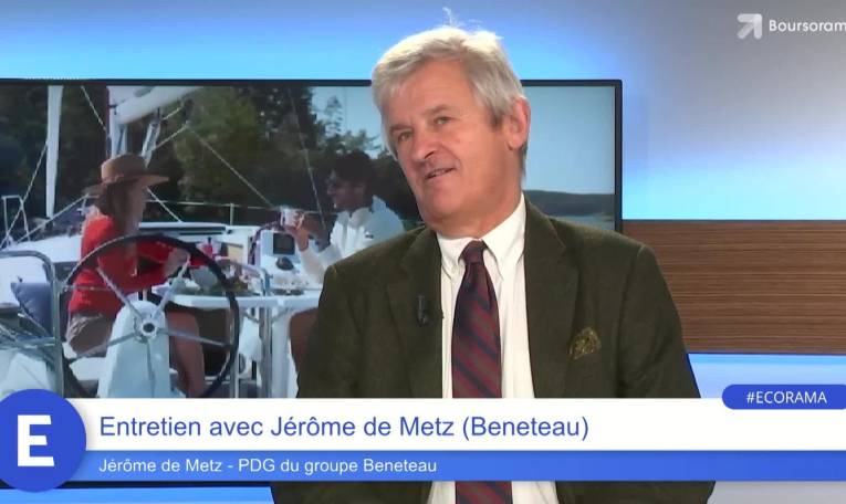 Jérôme de Metz (PDG de Beneteau) : "Nous avons le meilleur carnet de commandes de toute l'histoire du groupe !"