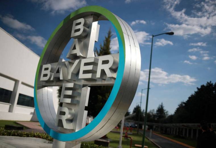 Phot d'archives du logo de Bayer