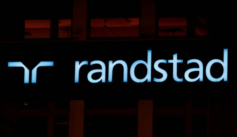 Le logo du spécialiste de l'intérim et du recrutement Randstad