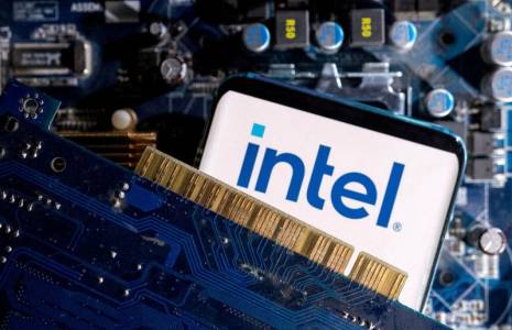 Illustration qui montre le logo d'Intel