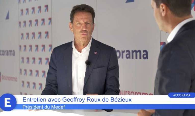 Geoffroy Roux de Bézieux (Président du Medef) : "Moi je ferme la porte à la taxation des superprofits des entreprises !"