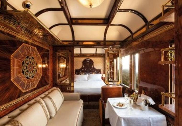 En décembre 2023, le train de luxe Venice Simplon-Orient-Express desservira pour la première fois les Alpes françaises. ( crédit photo : Capture d’écran site https://www.belmond.com/ )