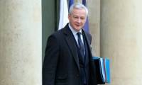 Le ministre de l'Economie Bruno le Maire quitte le palais de l'Elysée, le 14 février 2024 à Paris ( AFP / ALAIN JOCARD )