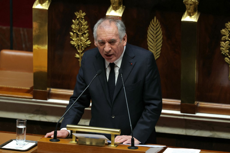 François Bayrou à Paris, le 14 janvier 2025. ( AFP / THOMAS SAMSON )