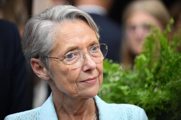 Elisabeth Borne à Paris, le 16 juin 2023. ( AFP / EMMANUEL DUNAND )