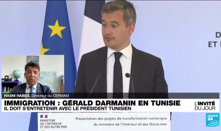 Immigration : Gérald Darmanin en Tunisie, visite avec son homologue allemande à Tunis