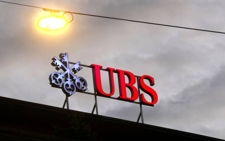 Le logo de la banque suisse UBS, à Zurich