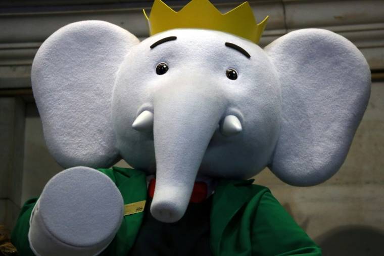 Babar celebrates his 80th birthday in November 2012 at the New York Stock Exchange (GETTY IMAGES NORTH AMERICA / Neilson Barnard)