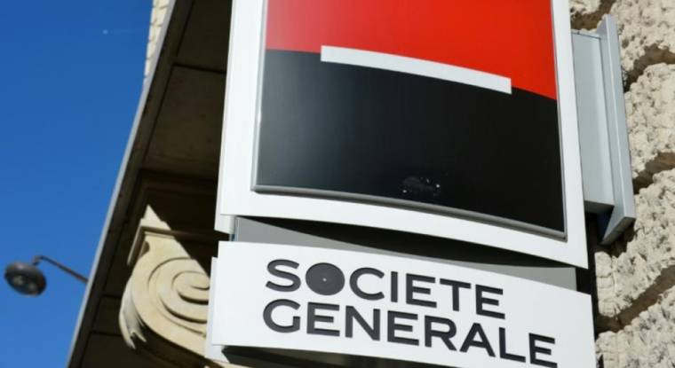 Le logo de Société Générale. (© E. Piermont / AFP)