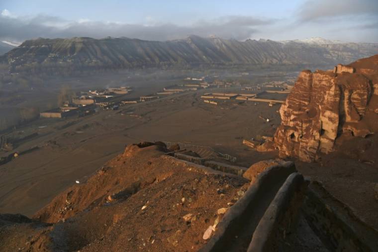 Vue de la ville de Bamiyan, le 14 mars 2021 en Afghanistan ( AFP / WAKIL KOHSAR )