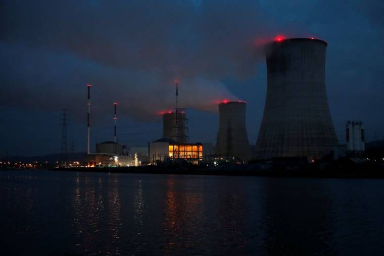 La centrale nucléaire de Tihange, à Tihange, Belgique