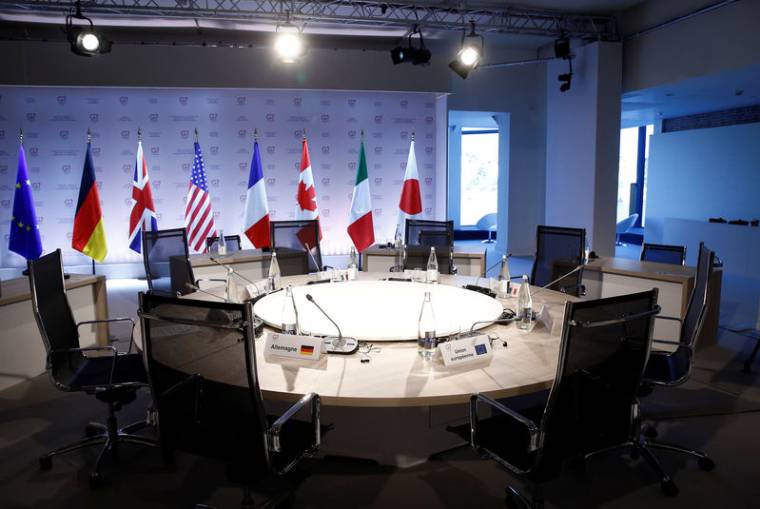 LE SOMMET DU G7 POURRAIT SE CONCLURE SANS DÉCLARATION COMMUNE