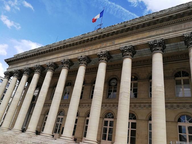 Le Palais Brongniart, ancien siège de la Bourse de Paris. (crédit : LG / Boursorama