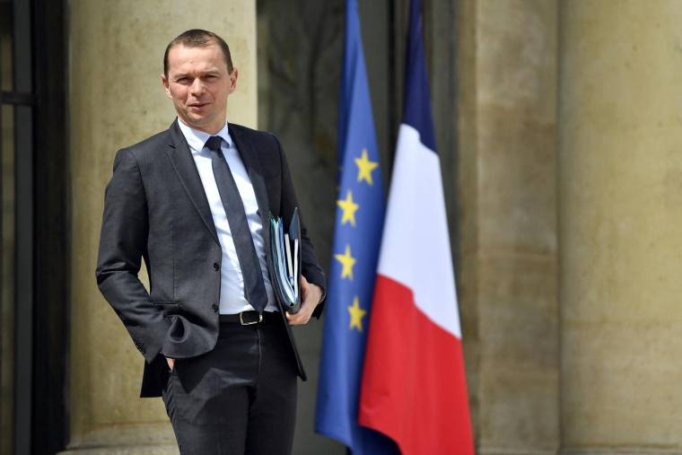 Olivier Dussopt le 5 juillet à Paris. ( AFP / JULIEN DE ROSA )