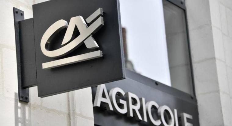 À l’instar d’autres valeurs financières, l’action Crédit Agricole a déjà gagné près de 10% depuis le 1er janvier. (© AFP / L. Venance)