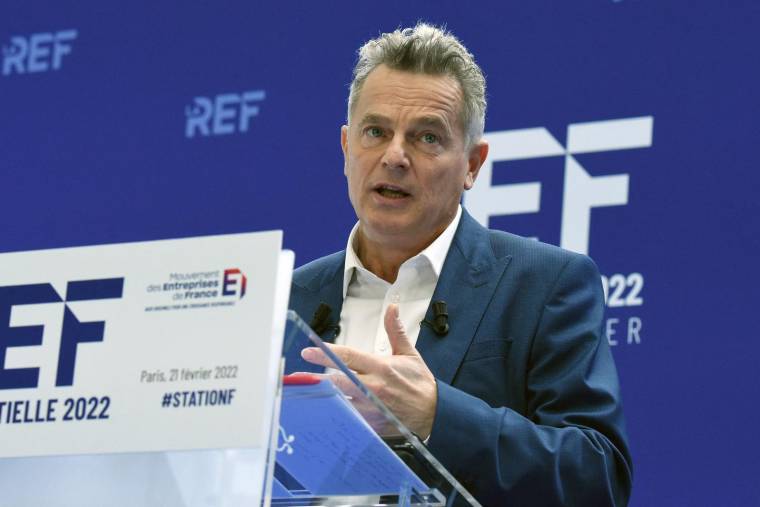 Le candidat PCF à la présidentielle Fabien Roussel. ( AFP / ERIC PIERMONT )