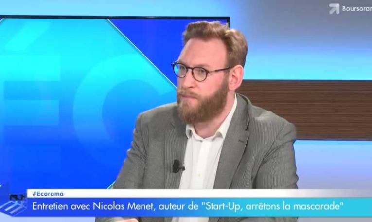 " Il y a une grosse perte d'argent public dans les start-up ! " Nicolas Menet