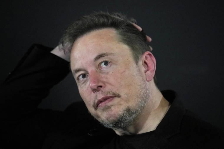 Elon Musk, le 2 novembre 2023, à Londres. ( POOL / KIRSTY WIGGLESWORTH )