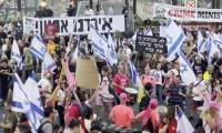 Des Israéliens anti-gouvernement manifestent à Tel Aviv