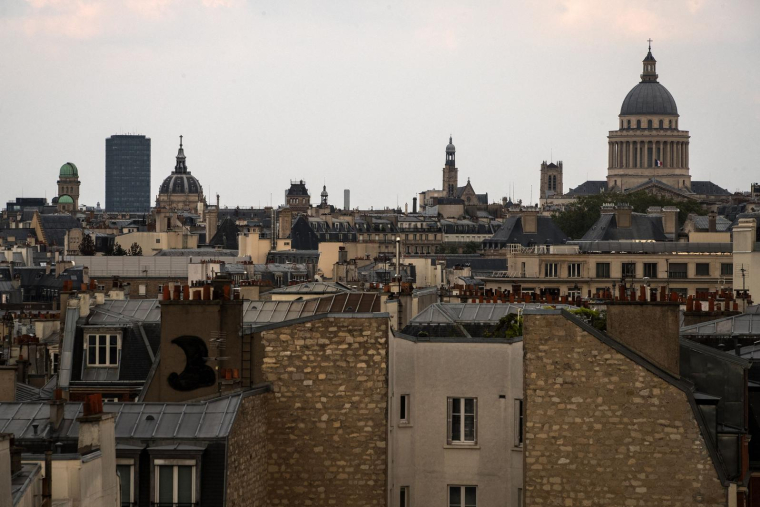 Paris, le 24 avril 2020. ( AFP / JOEL SAGET )