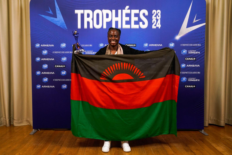 Tabitha Chawinga sacrée meilleure joueuse de D1 Arkéma