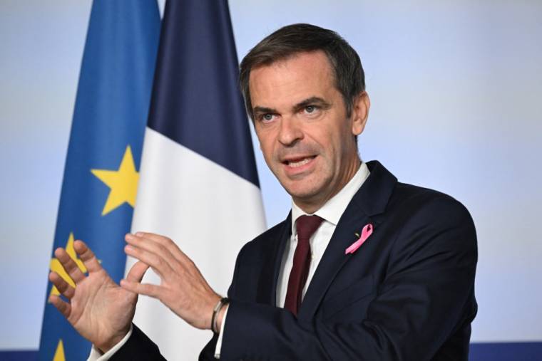 Olivier Véran à Paris, le 4 octobre 2023. ( AFP / BERTRAND GUAY )