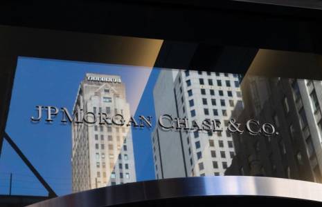 Le logo de la banque JPMorgan Chase