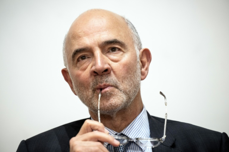 Pierre Moscovici, premier président de la Cour des Comptes, le 16 octobre 2024 à Toulouse ( AFP / Lionel BONAVENTURE )