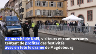 Au marché de Strasbourg, la joie de Noël malgré Magdebourg