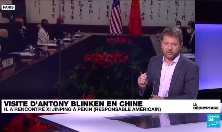 Antony Blinken en Chine : entre les deux parties, "il y a une volonté d'apaisement sur la forme"