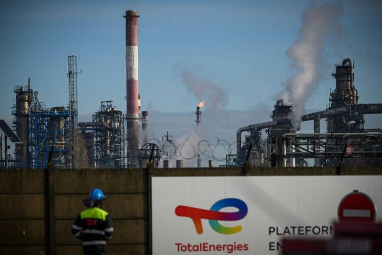 The TotalEnergies refinery in Donges, January 20, 2023 in Loire-Atlantique (AFP / LOIC VENANCE)