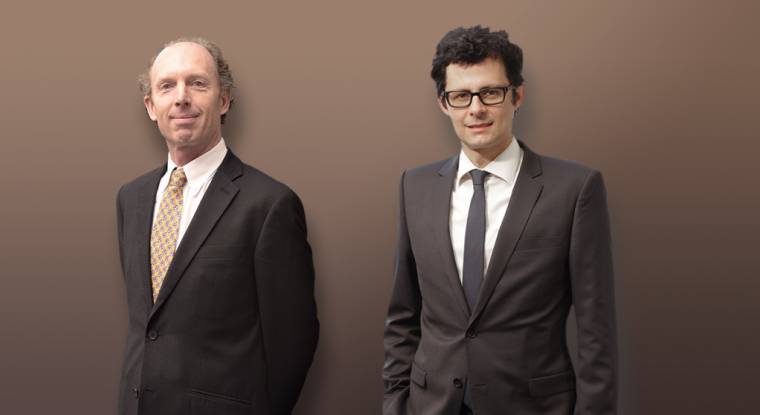Philippe Lesueur, gérant du fonds CD France Expertise, et Gaël Dupont, PDG de Groupe Cholet Dupont. (© DR)