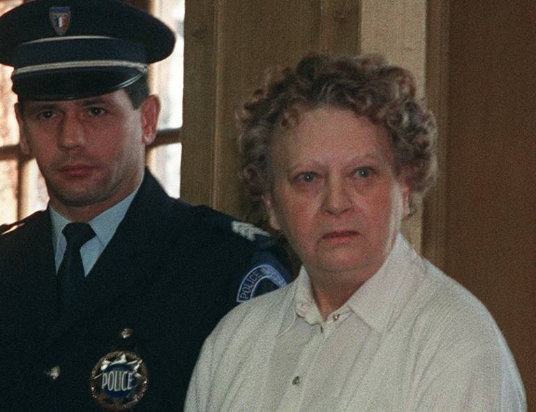 Simone Weber condamnée à 20 ans de réclusion pour le meurtre de son amant Bernard Hettier, le 7 janvier 1991 à Nancy ( AFP / STF )