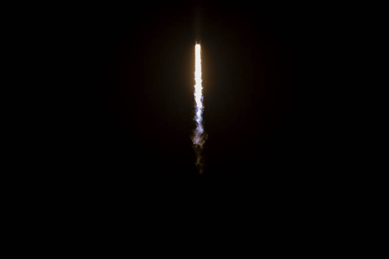 Un tir de fusée Falcon 9 de SpaceX (photo d'illustration) ( GETTY IMAGES NORTH AMERICA / EVA MARIE UZCATEGUI )