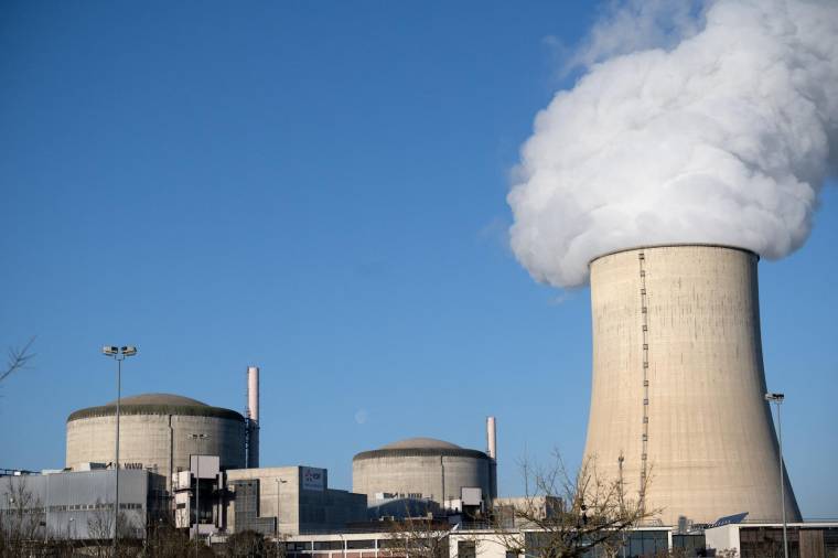 La centrale nucléaire de Golfech, dans le Tarn-et-Garonne (illustration) ( AFP / MATTHIEU RONDEL )